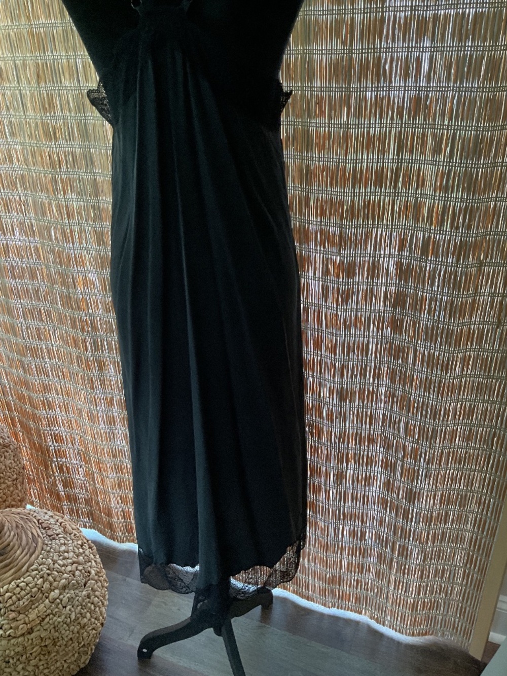 Zadig & Voltaire Women’s black maxi slip dress Size Large